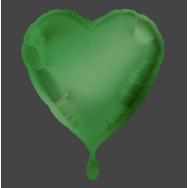 Feestartikelen Hart ballon groen