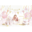 Partydeco 1 jaar versiering set roze