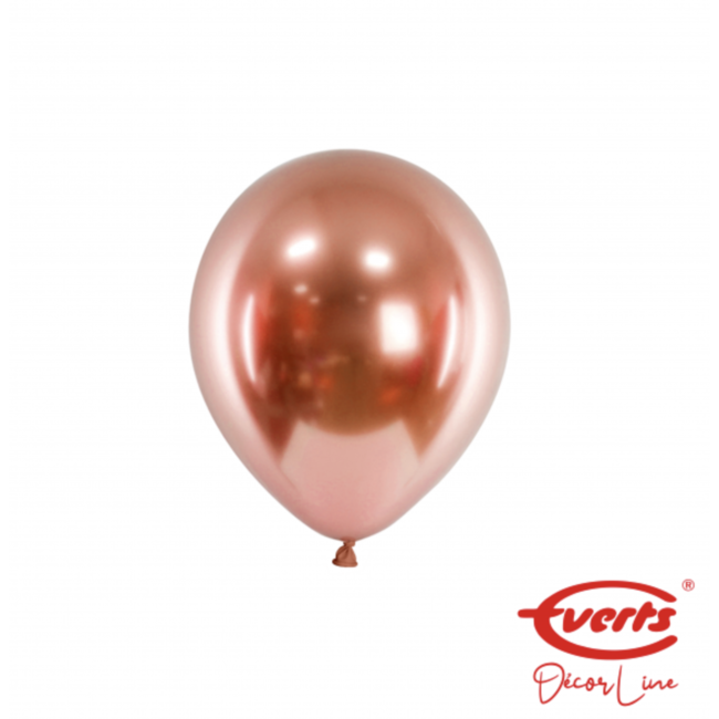 Feestartikelen Rosé copper ballonnen satijn