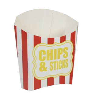 Amscan  chips & sticks feestbakje