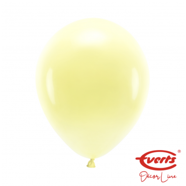 Everts ballonnen  Ballonnen pastel geel Droplets