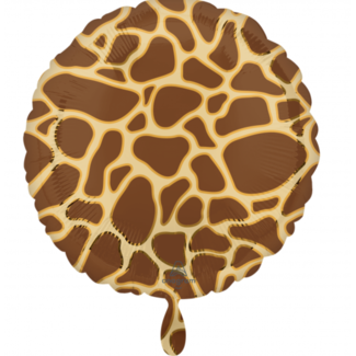 Feestartikelen Giraf print folie ballon