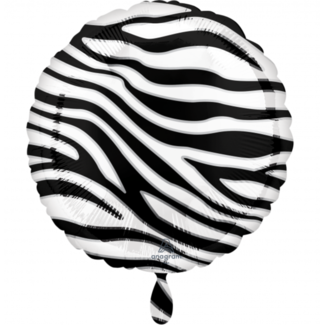 Feestartikelen Zebra folie ballon