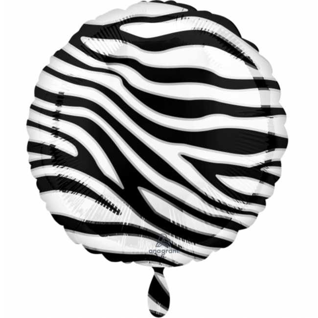 Feestartikelen Zebra folie ballon