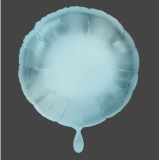 Feestartikelen Folie ballon licht blauw rond