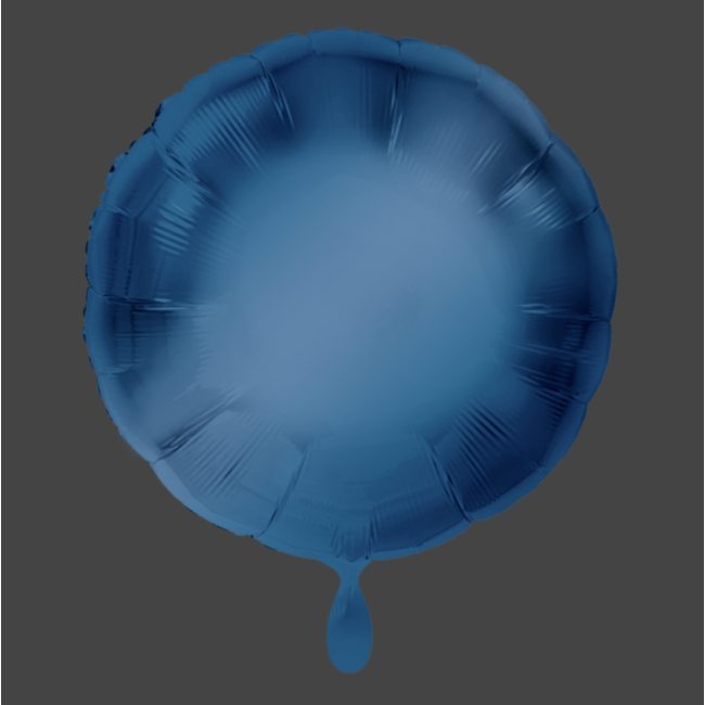 Folie ballon donker blauw