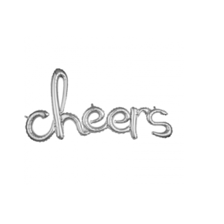 Amscan  Cheers folie ballon zilver