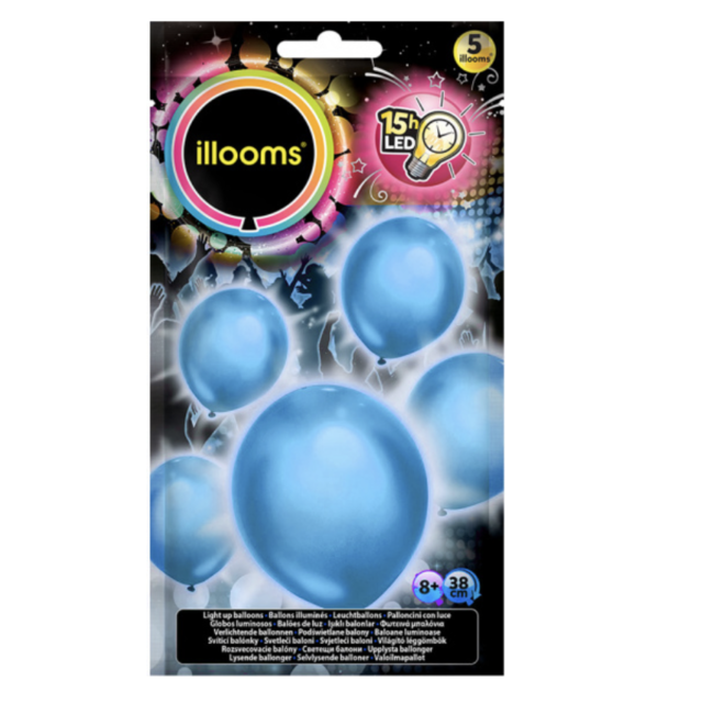 Ballonnen led blauw