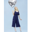 Partydeco Hart ballon zilver XL