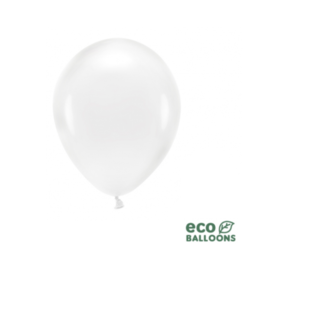 Partydeco Ballonnen crystal clear eco