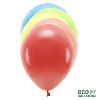 Partydeco Ballonnen regenboog eco