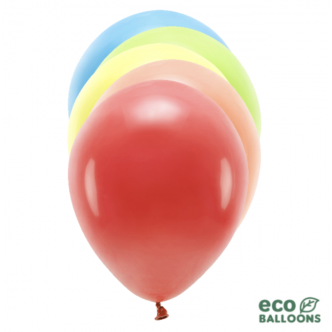 Partydeco Ballonnen regenboog eco
