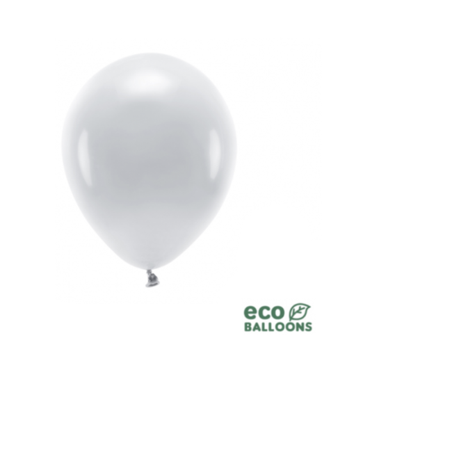 Partydeco Ballonnen grijs eco