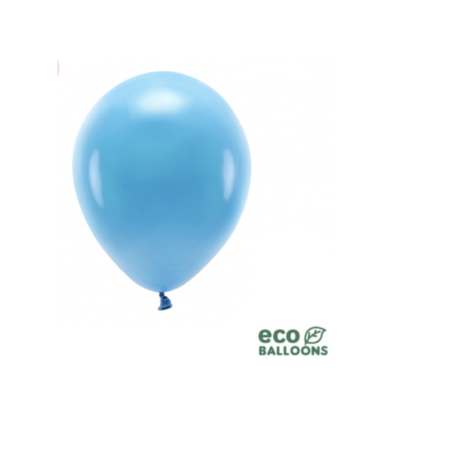 Partydeco Ballonnen licht blauw eco