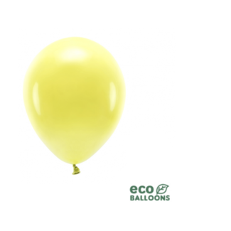 Partydeco Ballonnen metallic geel eco