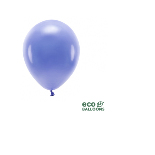Partydeco Ballonnen licht marine blauw eco