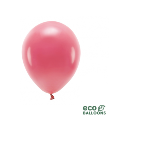 Partydeco Ballonnen blush rood eco