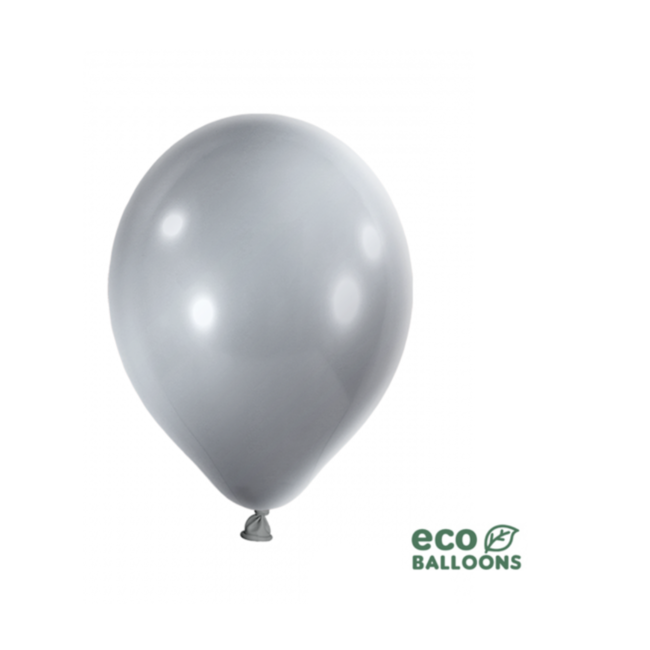 Partydeco Ballonnen silver XL eco