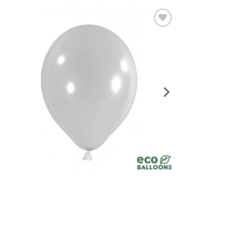 Partydeco Ballonnen grey XL eco