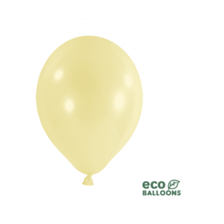 Partydeco Ballonnen pastel geel XL eco