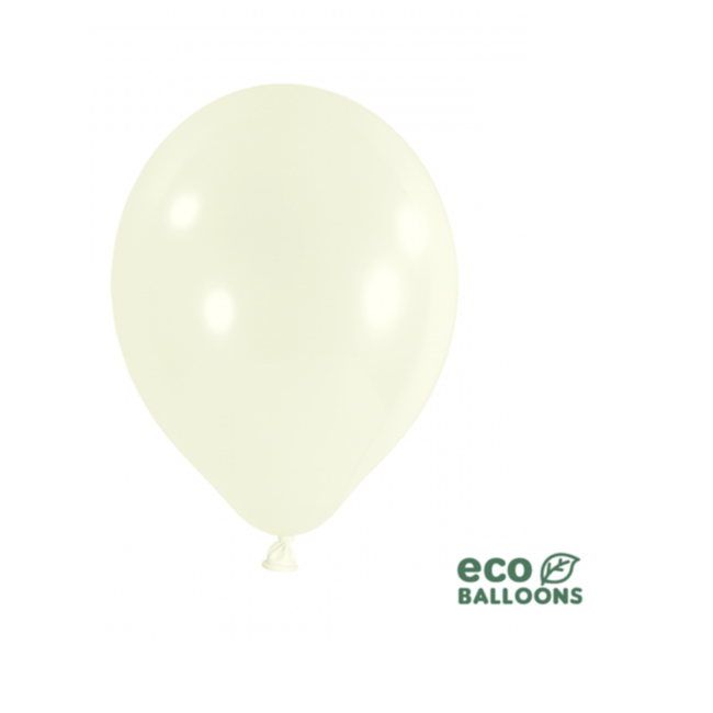 Partydeco Ballonnen beige XL eco