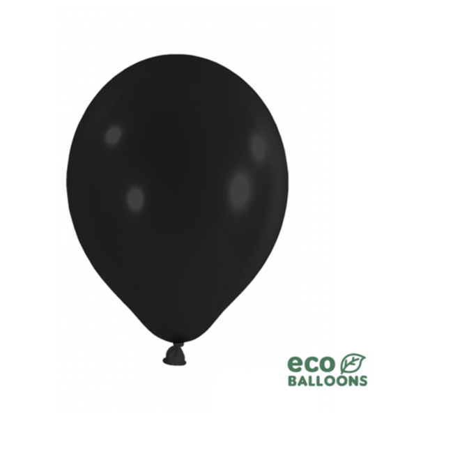 Partydeco Ballonnen zwart XL eco