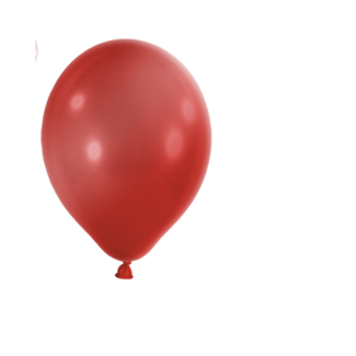 Partydeco Ballonnen rood metallic XL