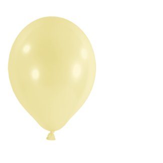 Feestartikelen Ballonnen pastel yellow XL