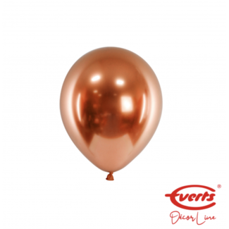 Everts ballonnen  Chrome ballonnen oranje mini