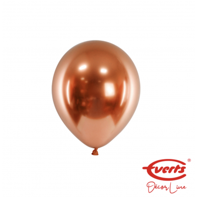 Everts ballonnen  Chrome ballonnen oranje mini