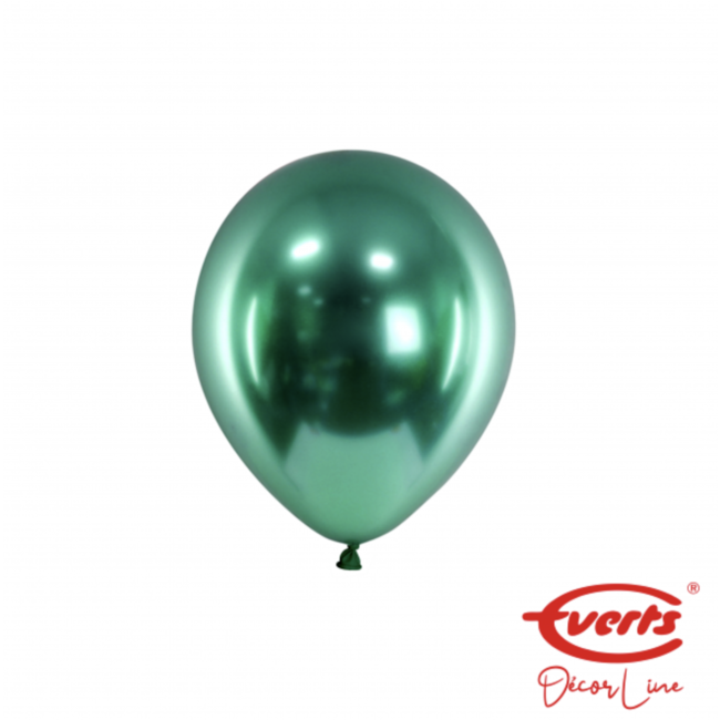 Everts ballonnen  Ballonnen chrome groen mini