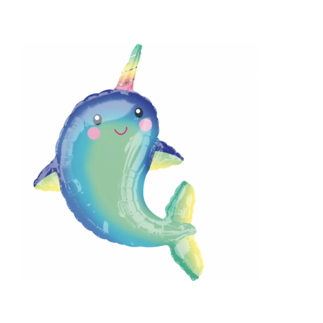 Amscan  Narwhal XL folie ballon