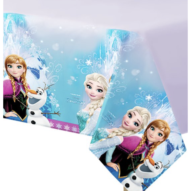 Disney speelgoed en feestartikelen Frozen tafelkleed paars