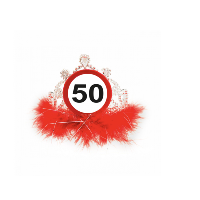 Folat  50 jaar tiara rood