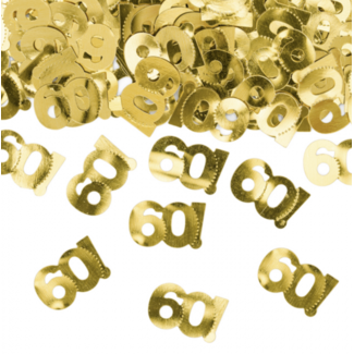 Partydeco 60! confetti goud