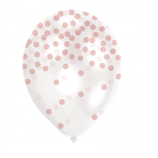 Unique Rosé goud dots ballonnen