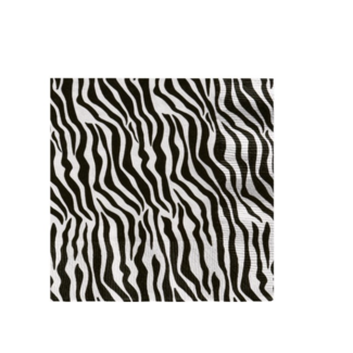 Creative Party  Zebra print servetten