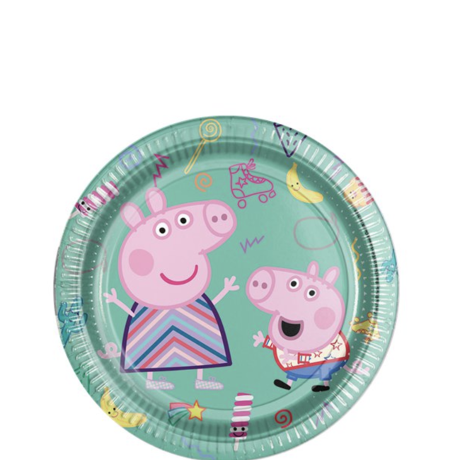 Qualatex ballonnen  Peppa pig borden mint