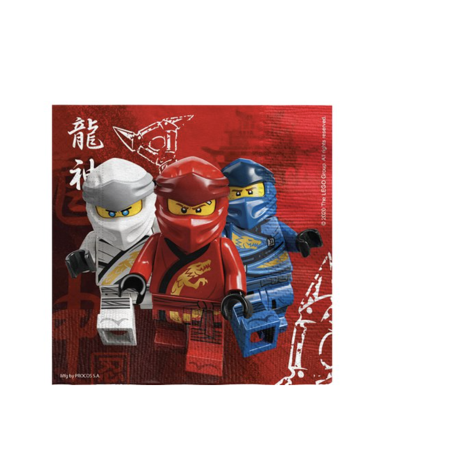 Lego Ninjago servetten