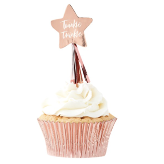 Ginger Ray  Twinkle cupcake toppers