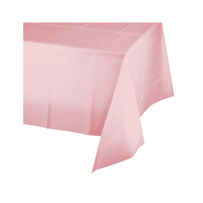 Feestartikelen Zalm roze tafelkleed