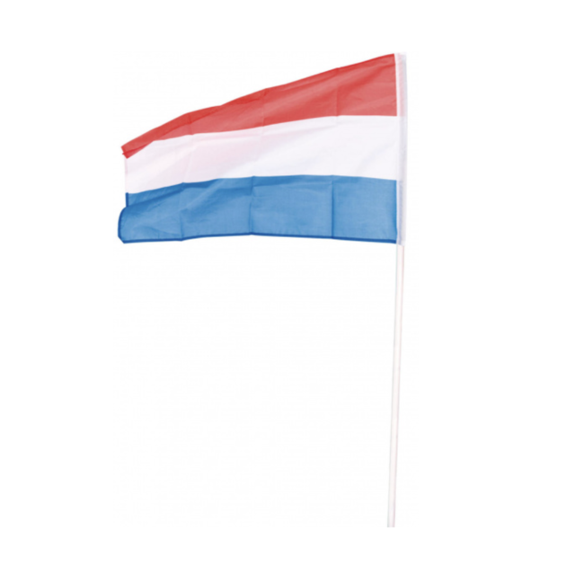 Feestartikelen Zwaai vlag rood - wit - blauw