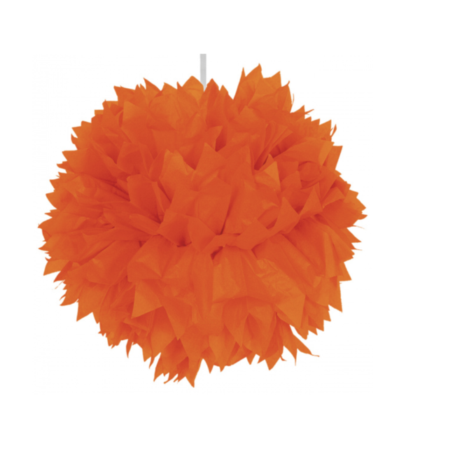 Feestartikelen Oranje pompom