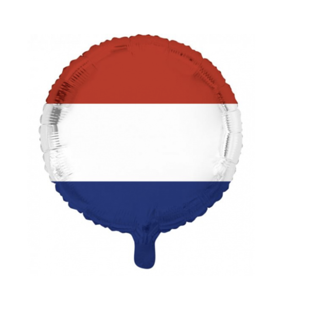 Feestartikelen Nederlandse vlag ballon