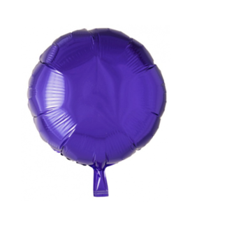 Feestartikelen Folie ballon paars Rond