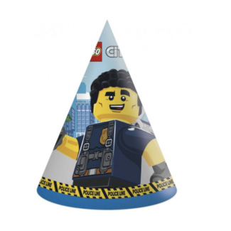 Feestartikelen Lego city feesthoedjes