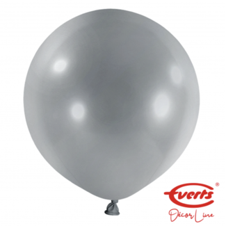 Everts ballonnen  XL ballonnen metallic zilver 61 CM