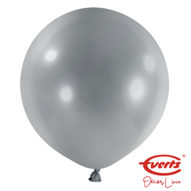 Everts ballonnen  XL ballonnen metallic zilver 61 CM