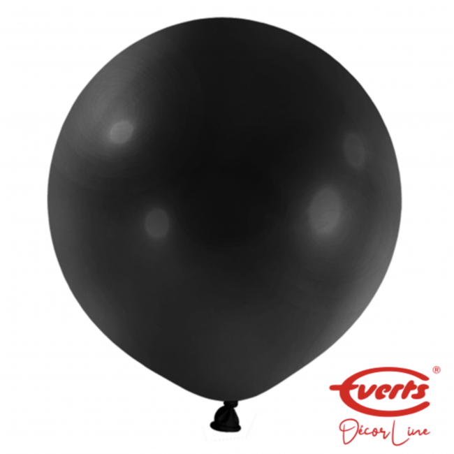 Everts ballonnen  XL ballonnen zwart 61 CM