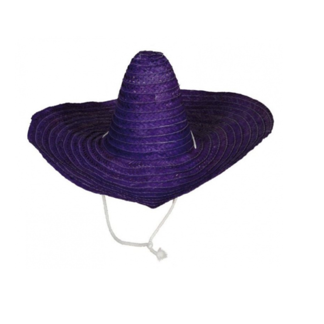 Feestartikelen Sombrero paars